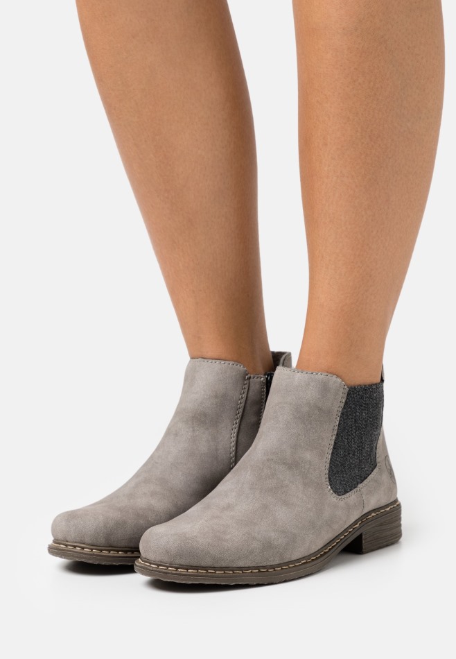 Bottines à Plateforme Poivre/gris Gabor | Exclusif
